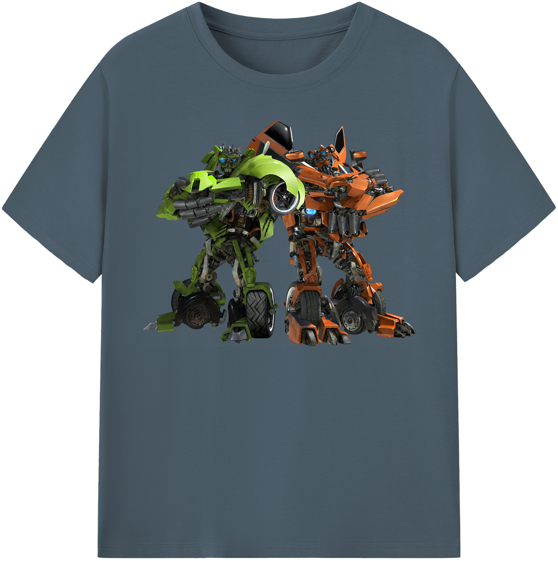 （画像用） Transformers トランスフォーマー 綿100％半袖Tシャツ（フロントプリント）